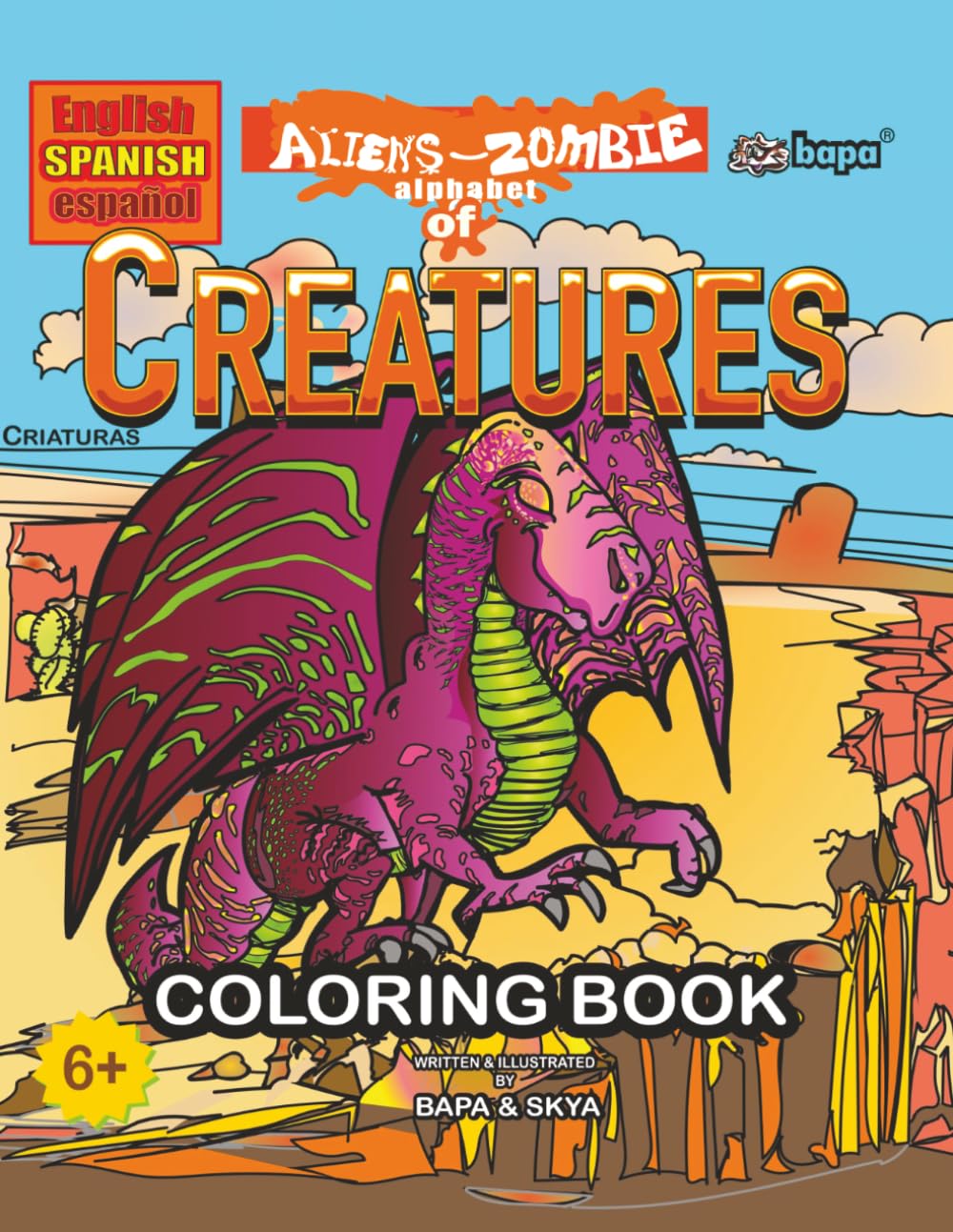 English Spanish Coloring Book