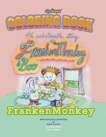 FrankenMonkey Story Book by Bapa Books